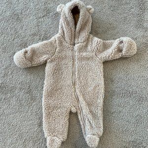 Baby Gap Sherpa Snowsuit 0-3